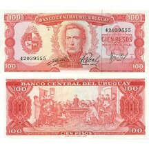 100 Pesos 1967 Uruguay