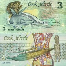 3 Dollars 1987 Cook Islands