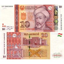 10 Somoni 2021 Tajikistan