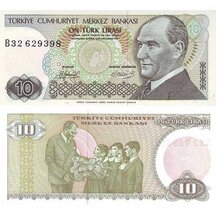 10 Lira 1970 Turkey
