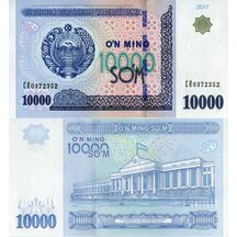 10,000 Sum 2017 Uzbekistan