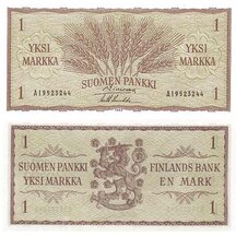 1 Markka 1963 Finland