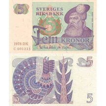 5 Kronor 1977 Sweden