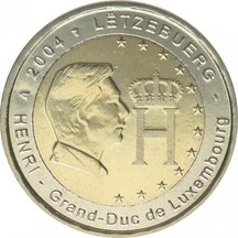 2 EURO Luxembourg 2004 - Grand Duke Henri
