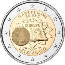2 EURO Luxembourg 2007 - Treaty of Rome