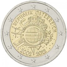2 EURO Austria 2012 - 10 years of the Euro currency
