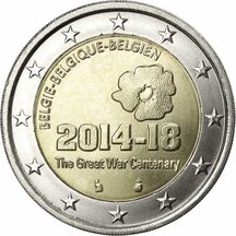 2 EURO Belgium 2014 - 1st World War