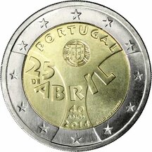 2 EURO Portugal 2014 - 40th Anniversary of the Carnation Revolution