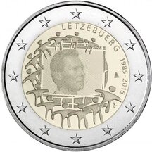 2 EURO Luxembourg 2015 - EU flag