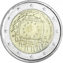 2 EURO Italy 2015 - EU flag