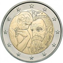 2 EURO France 2017 - Auguste Rodin