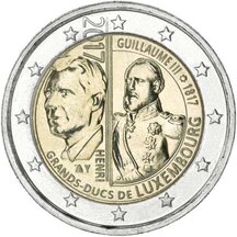 2 EURO Luxembourg 2017 - Guillaume III.