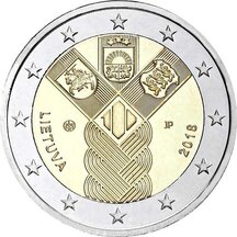 2 EURO Lithuania 2018 - Centennial of the Baltic States