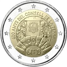 2 EURO Andorra 2019 - 600 years of the Council of the Land