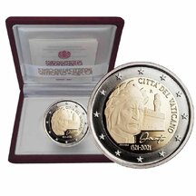 2 EURO Vatican 2021 - Dante Alighieri - Proof
