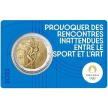 2 EURO France 2022 - Olympic Games 2024 (blue)