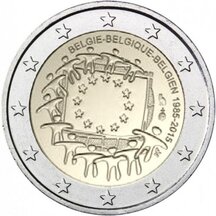 2 EURO Belgium 2015 - EU flag