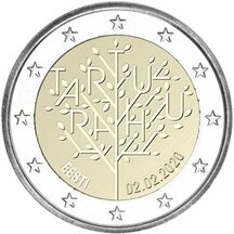 2 EURO Estonia 2020 - Peace Treaty