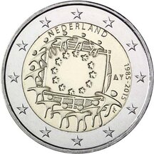 2 EURO Netherlands 2015 - EU flag