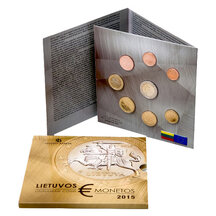 Lithuanian Euro Coin Set 2015 - regular