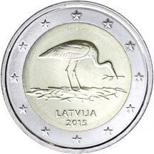 2 EURO Latvia 2015 - Black Stork