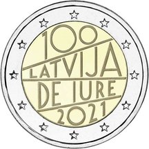 2 EURO Latvia 2021 - De Iure