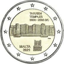2 EURO Malta 2021 - Tarxien Temples