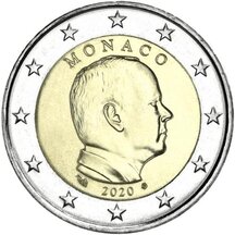 2 EURO - circulation coin Monaco 2022