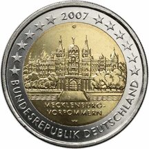 2 EURO Germany 2007 - Federal State of Mecklenburg-Vorpommern