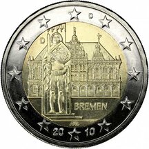 2 EURO Germany 2010 - Federal State of Bremen D