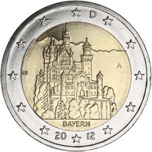 2 EURO Germany 2012 - Federal State of Bavaria A