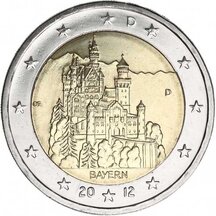 2 EURO Germany 2012 - Federal State of Bavaria D
