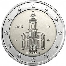 2 EURO Germany 2015 - Federal State of Hesse A