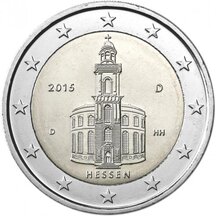 2 EURO Germany 2015 - Federal State of Hesse