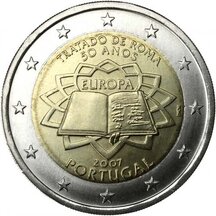 2 EURO Portugal 2007 - Treaty of Rome