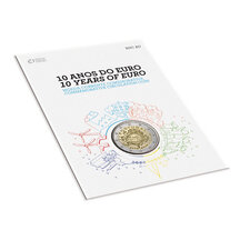 2 EURO Portugal 2012 - 10 years of the Euro currency - coincard