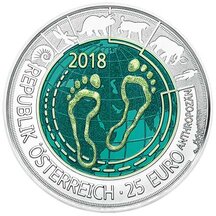 25 EURO Austria 2018 - Anthropocene