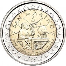 2 EURO San Marino 2005 - World Year of Physics