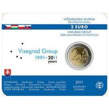 2 EURO Slovakia 2011 - Visegrad Group - Coincard