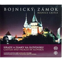 Set of Circulating EURO Coins of the Slovak Republic 2021 - Bojnice Castle