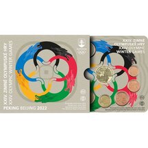 Set of Circulating EURO Coins SR 2022 - Winter Olympics Beijing