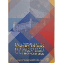 Set of Circulating EURO Coins of the Slovak Republic 2023 - 30th Anniversary of the Establishment of the Slovak Republic - Proof