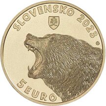 5 EURO Slovakia 2023 - Brown Bear