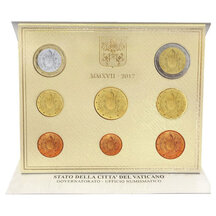 Official Vatican Euro Coin Set 2017
