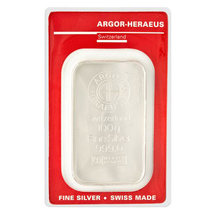 Silver Bar Argor-Heraeus 100 g