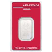 Silver Bar Argor-Heraeus 10 g