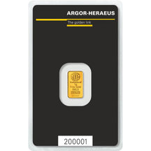 Gold Bar Argor-Heraeus 1 g