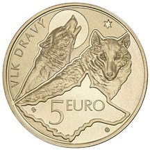 5 EURO Slovakia 2021 - Grey Wolf
