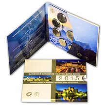 Set of Circulating EURO Coins SR 2015 - Slovak Euro Coins 2015