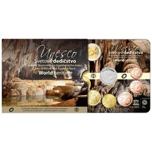 Set of Circulating EURO Coins of the Slovak Republic 2017 - Caves of the Slovak Karst